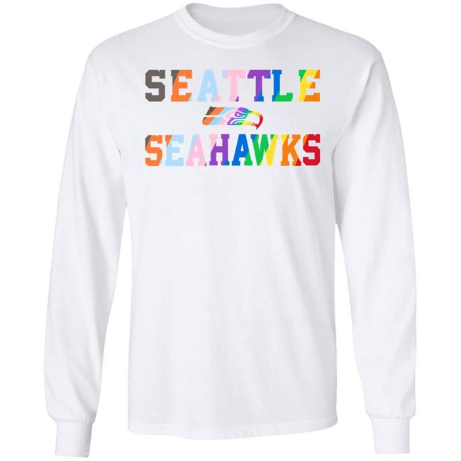 Dareke Young Dareke Young Wearing Seattle Seahawks Pride Shirt Seahawks Pro Shop