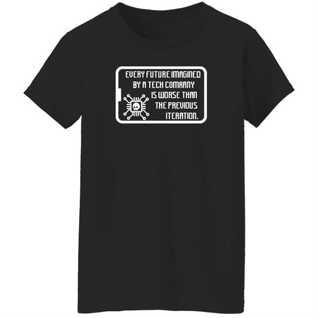 Every Future Imagined By A Tech Company Is Worse Than Previous Iteration Shirt Surveillance Killjoy