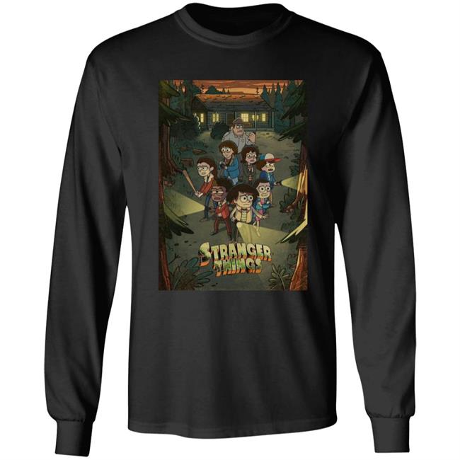 Stranger Things X Gravity Falls Shirt Stranger Things Brasil