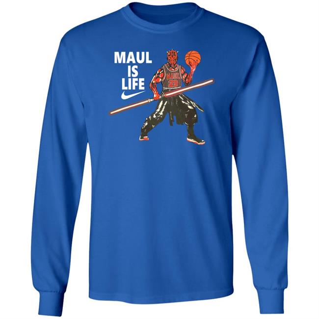 Shirts That Go Hard Maul Is Life Space Baller Shirt Darth Maul