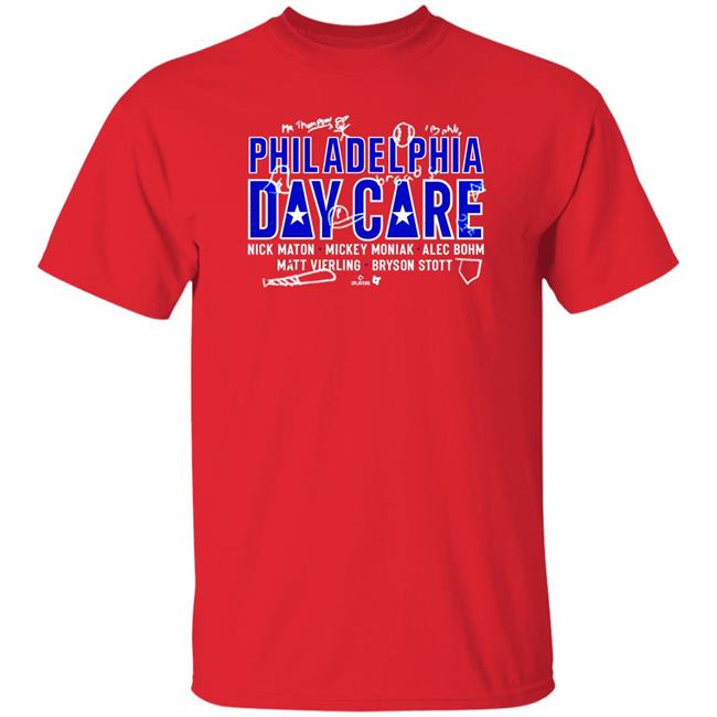 Breakingt Store Philadelphia Day Care Shirt Alex Coffey Moniak Breakingt Store Alex Coffey Moniak Philadelphia Day Care Shirt