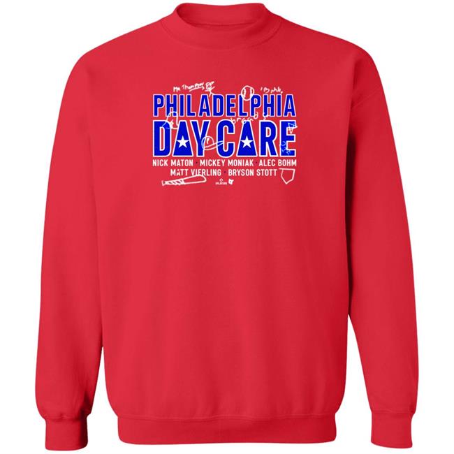Breakingt Store Philadelphia Day Care Shirt Alex Coffey Moniak Breakingt Store Alex Coffey Moniak Philadelphia Day Care Shirt