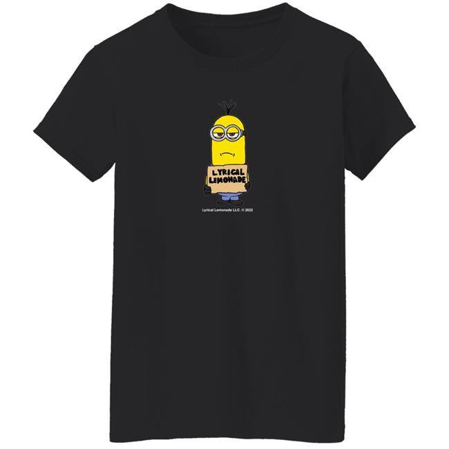 Lyrical Lemonade Merch Minions Collection Ll X Minions Black Shirt