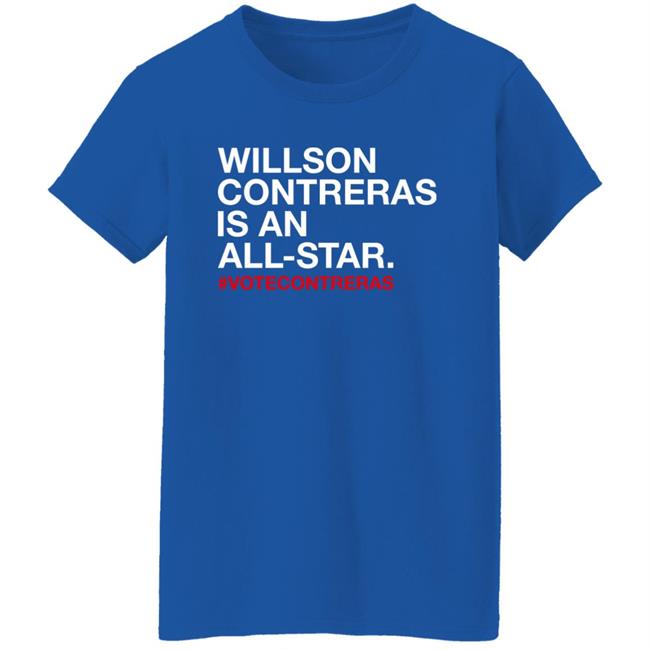 Obviousshirts Store Willson Contreras Is An All Star Shirt Chicago Cubs Willson Contreras Is An All Star Shirt Obviousshirts Store Chicago Cubs