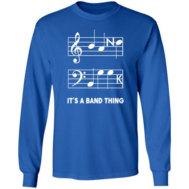 Threatening Music Notation It's A Band Thing Shirt Threatening Music Notation It's A Band Thing Shirt