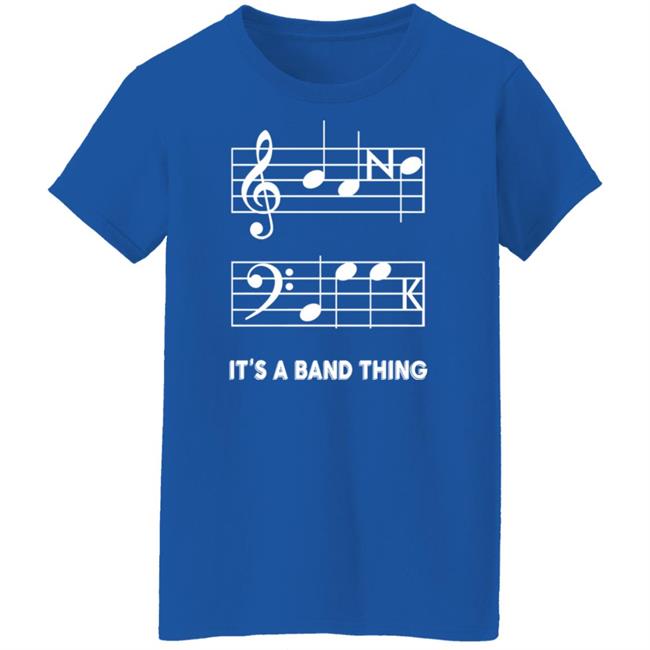 Threatening Music Notation It's A Band Thing Shirt Threatening Music Notation It's A Band Thing Shirt
