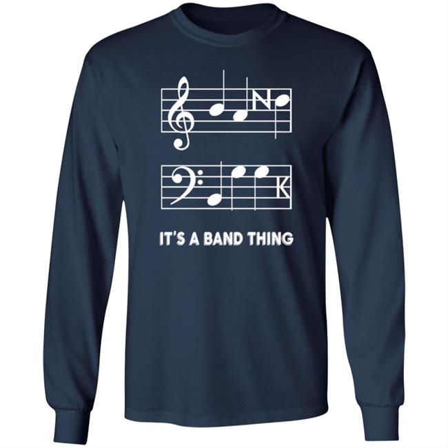 Threatening Music Notation It's A Band Thing Shirt It's A Band Thing Shirt Threatening Music Notation