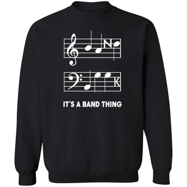 Threatening Music Notation It's A Band Thing Shirt Threatening Music Notation It's A Band Thing Shirt