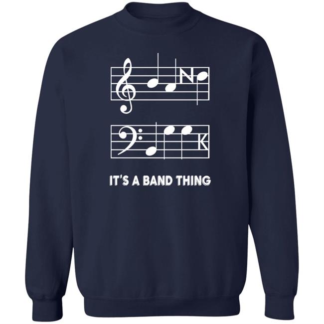Threatening Music Notation It's A Band Thing Shirt It's A Band Thing Shirt Threatening Music Notation