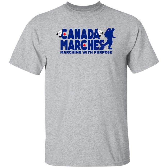 Canada Marches Marching With Purpose Shirt Maxime Bernier Maxime Bernier Canada Marches Marching With Purpose Shirt