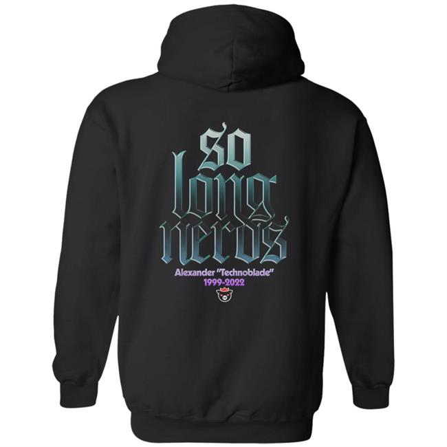 Alexander Technoblade Merch Store Technoblade So Long Nerds Shirt Alexander Technoblade Merch Store Technoblade So Long Nerds Shirt