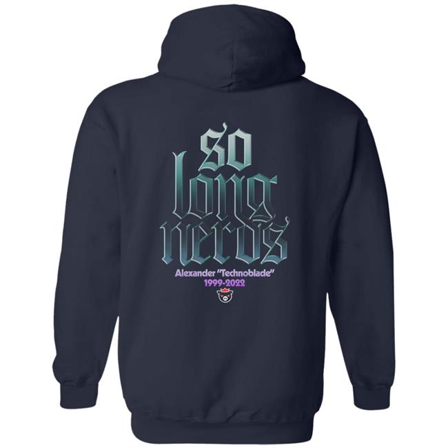 Alexander Technoblade Merch Store Technoblade So Long Nerds Shirt Technoblade So Long Nerds Shirt Alexander Technoblade Merch Store