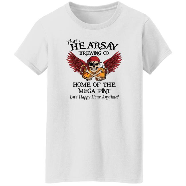 Bikerchickzx-6R Johnny Depp That's Hearsay Brewing Co Home Of The Mega Pint Isn't Happy Hour Anytime Shirt Johnny Depp That's Hearsay Brewing Co Home Of The Mega Pint Isn't Happy Hour Anytime Shirt Bikerchickzx-6R