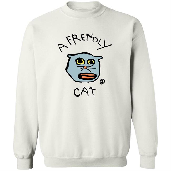 The Frendly Collection Lirik Merch Just A Frendly Cat Shirt Just A Frendly Cat Shirt The Frendly Collection Lirik Merch