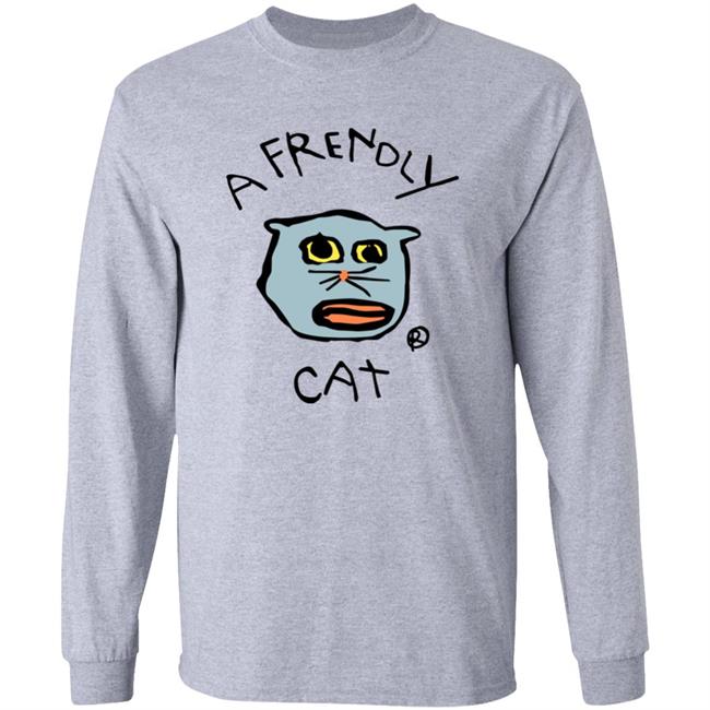 The Frendly Collection Lirik Merch Just A Frendly Cat Shirt Just A Frendly Cat Shirt Lirik Merch The Frendly Collection
