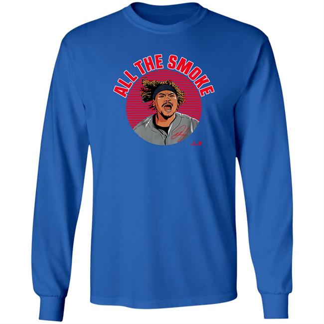 Bally Sports Cleveland Breakingt Store Josh Naylor All The Smoke Shirt