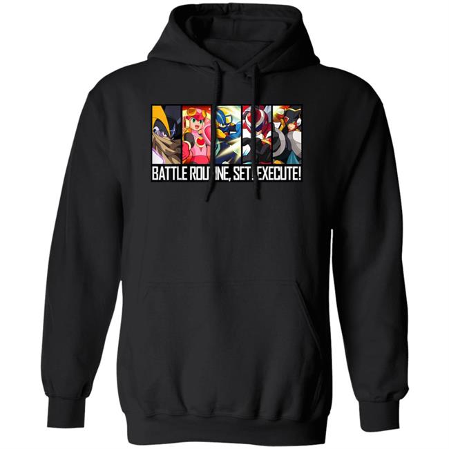 The Rockman Exe Zone Mega Man Battle Network Shirt Battle Routine Set Execute Shirt Mega Man Battle Network Shirt The Rockman Exe Zone Battle Routine Set Execute Shirt