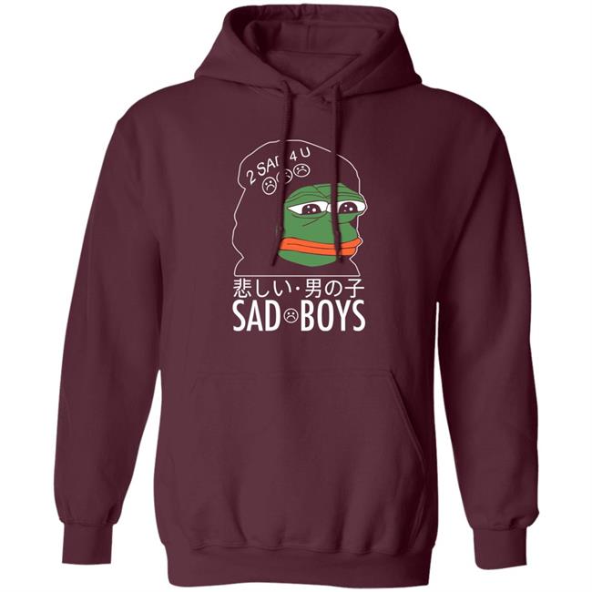 Pepe The Frog Sad Boys 2 Sad 4 U Shirt Internet Club Merch Pepe The Frog Sad Boys 2 Sad 4 U Shirt Internet Club Merch