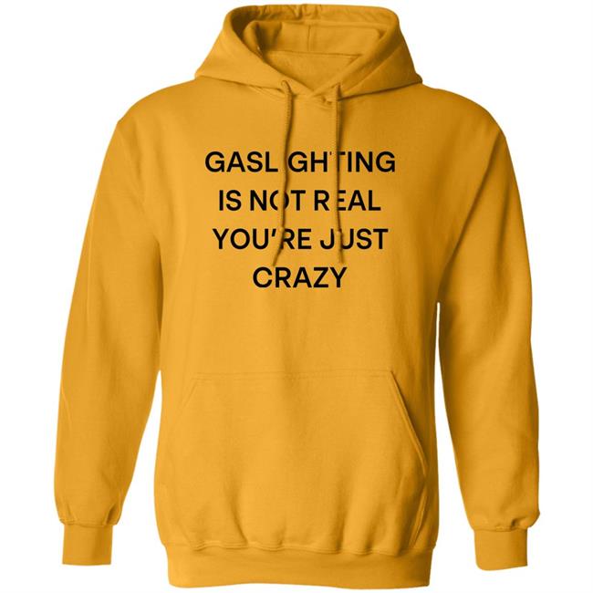 Snale Gaslighting Is Not Real You're Just Crazy Shirt Snale Gaslighting Is Not Real You're Just Crazy Shirt