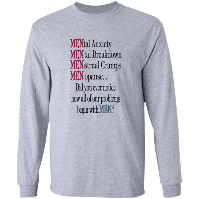 Shirts That Go Hard Mental Anxiety Mental Breakdown Menstrual Cramps Menopause Shirt
