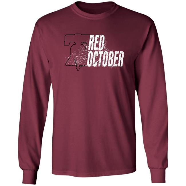 Philadelphia Phillies Red October Shirt Welcome To Red October Phillies Shirt