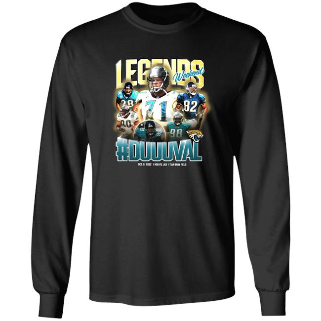 Jacksonville Jaguars Legends Weekend Duuuval T Shirt