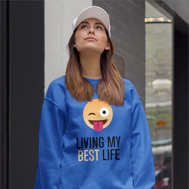 Mscolo Living My Best Life T Shirt Colo