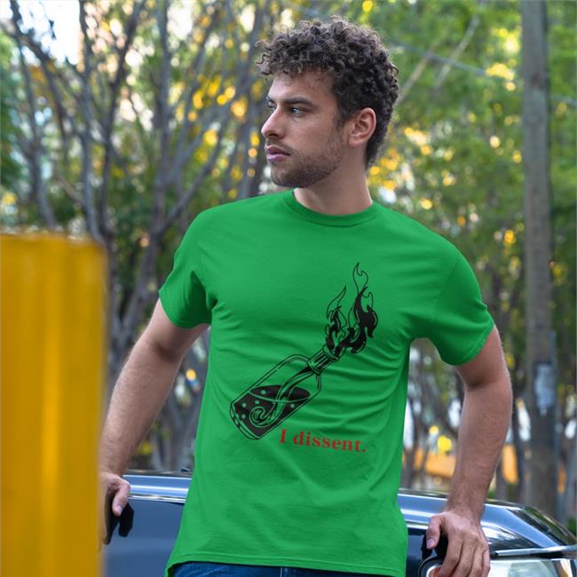 Bright Blue Ink I Dissent Shirt Fivefourpod Store