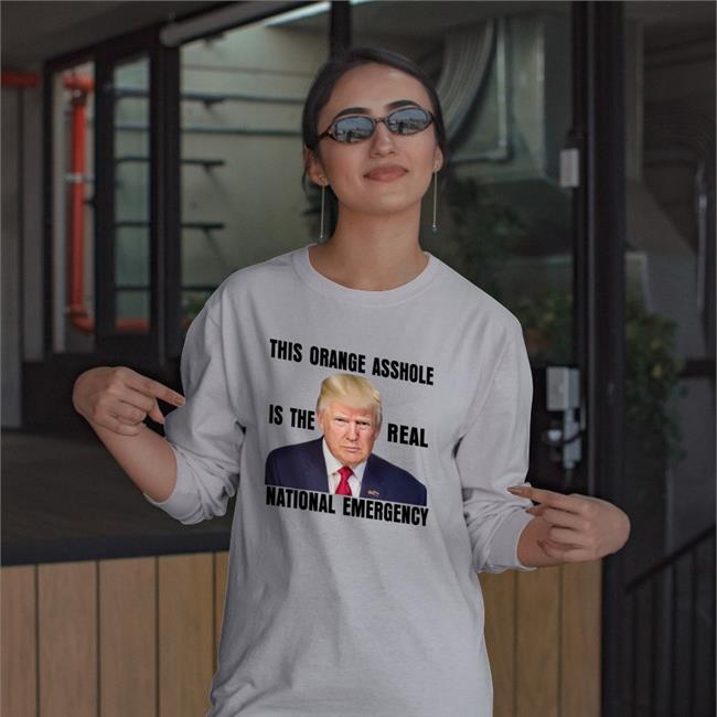 Domestic Platypus Shop This Orange Asshole Is The Real National Emergency Tee
