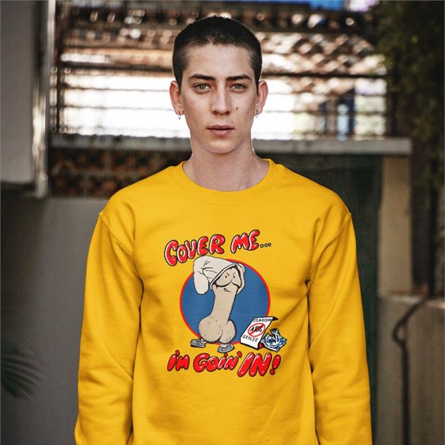 Strangethrift Weird Thrift Store Shirts Cover Me I'm Goin' In Shirt