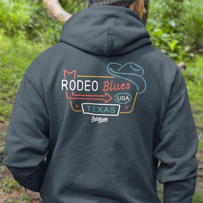 Thecowboyscloset Store Rodeo Blues Neon Sweatshirt