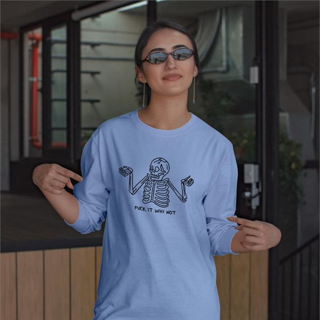 Wheresjady Fuck It Why Not Skull Shirts