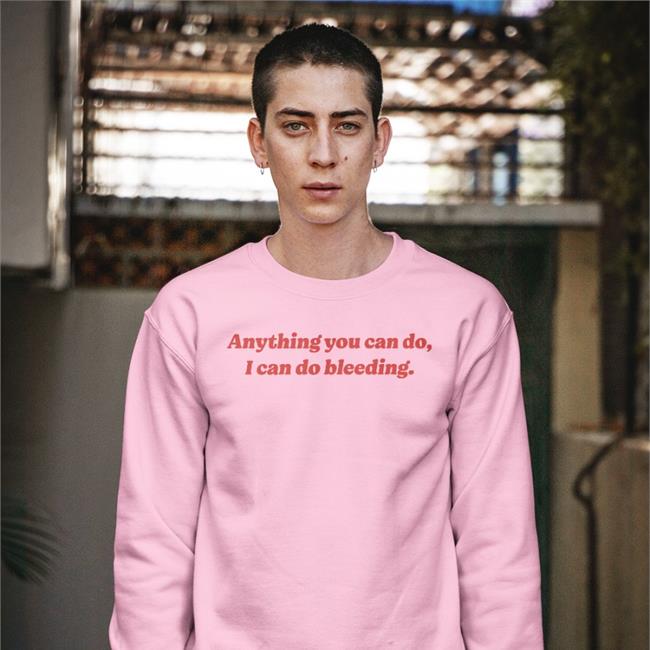 White Anything You Can Do I Can Do Bleeding T Shirt Pebs Rn Rubywaves