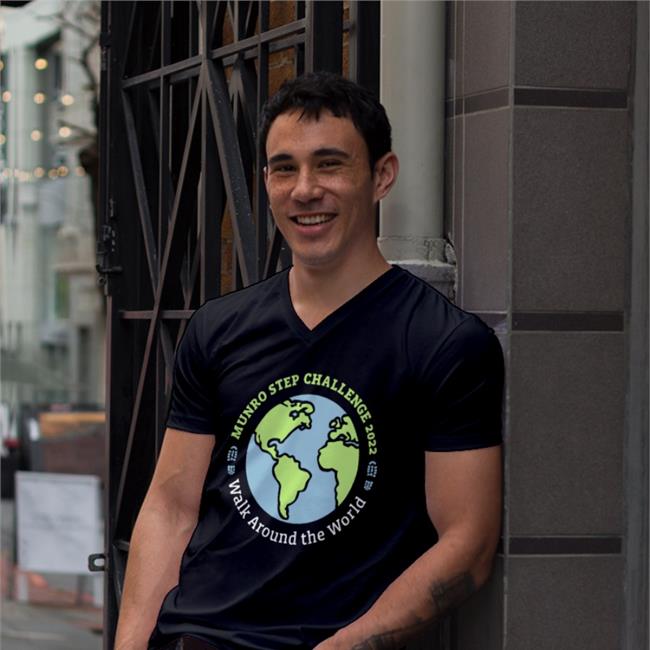 Sam Heughan My Peak Challenge Store Munro Step Challenge 2022 Walk Around The World Shirt