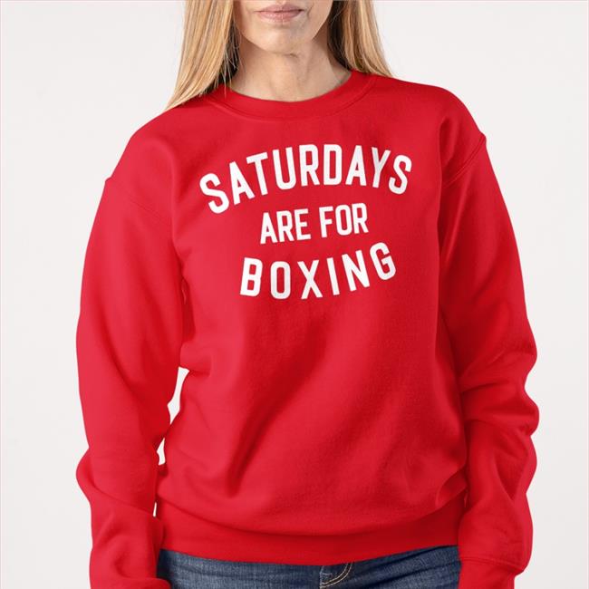 Ftwrbrand Store Saturdays Are For Boxing Shirt