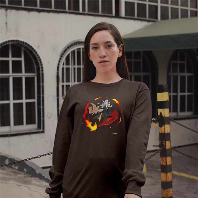 Hololive Production Noir Vesper Shirt Holotempus