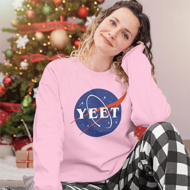 Kirsten Banks Yeet Nasa Tee Shirt Sport Grey