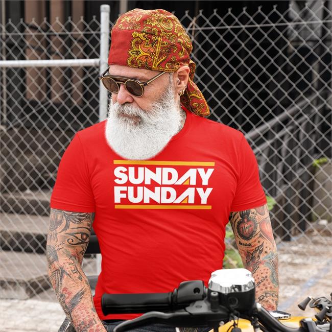 Charlie Hustle Merch Sunday Funday Shirt Kansas City Chiefs