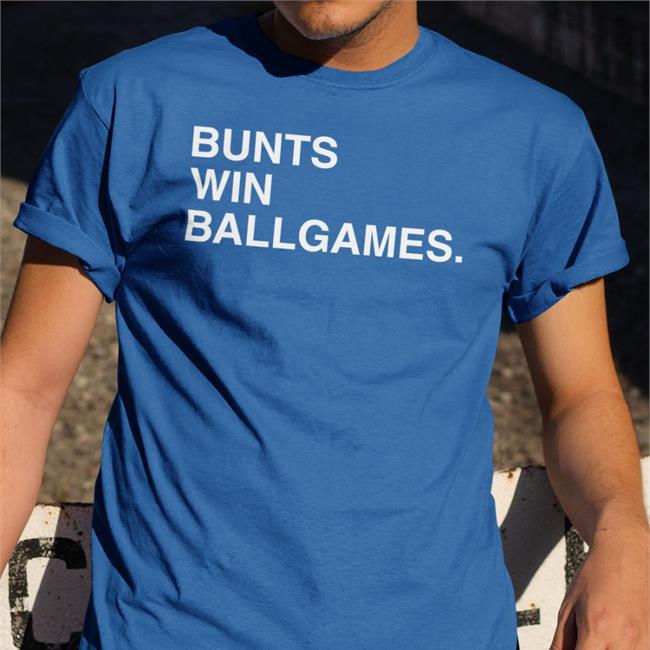 Bunts Win Ballgames Sweatshirt Royal