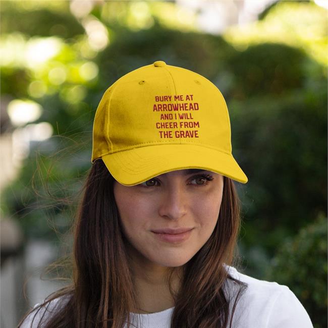 Dante Hall Bury Me At Arrowhead And I Will Cheer From The Grave Embroidered Hat