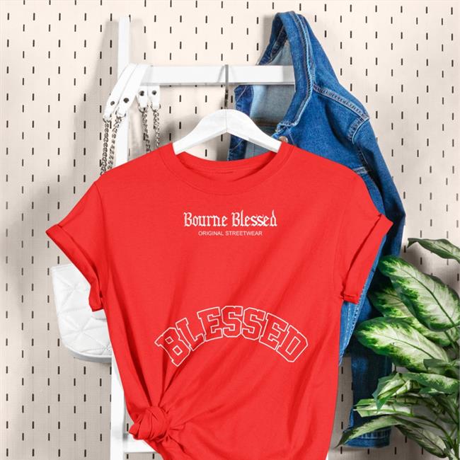 Kendrick Bourne Poly Bourne Blessed Original Streetwear Blessed Tee Shirt