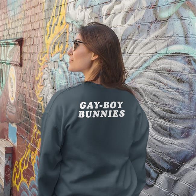 Gay-Boy Bunnies Hoodie Weird Thrift Store Shirts