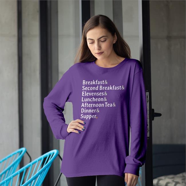 Hobbit Daily Meals Lord Of The Rings Sweatshirt