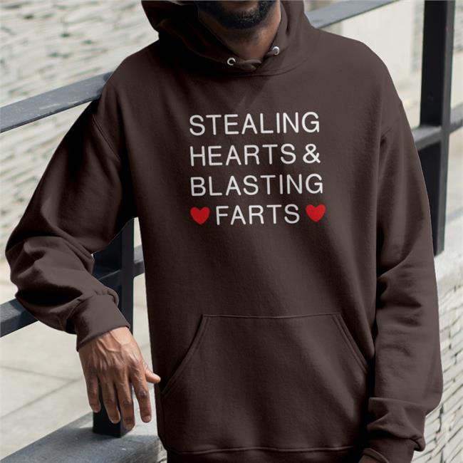 Shirtsthtgohard Stealing Hearts And Blasting Farts Long Sleeve T Shirt
