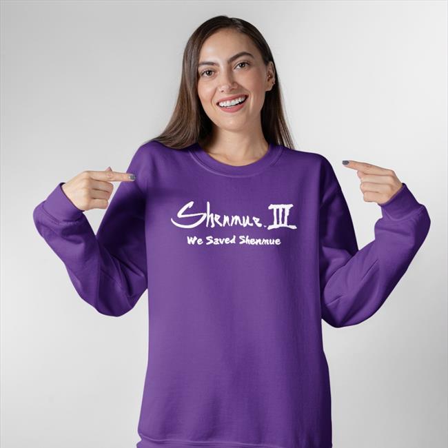 DaveOshry Shenmue III We Saved Shenmue Shirts Navy