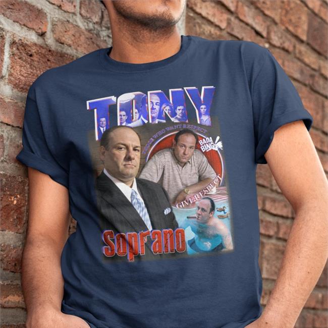 Grace Court Tony Soprano Give Respect Tee