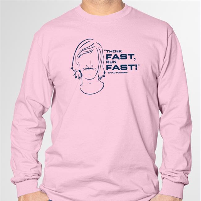 Think Fast Run Fast Chad Powers Hoodie
