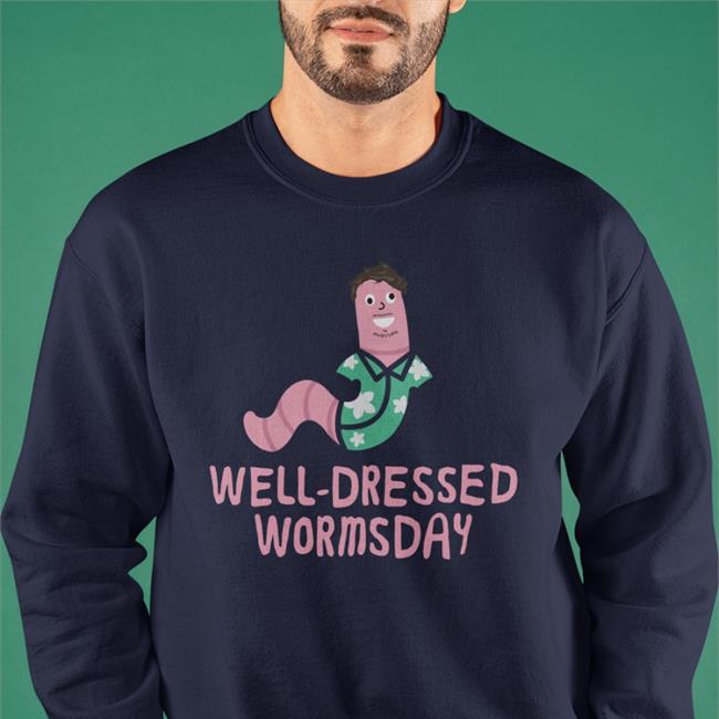 Well Dressed Wormsday Hoodie Jomboy Media Merch Jomboy