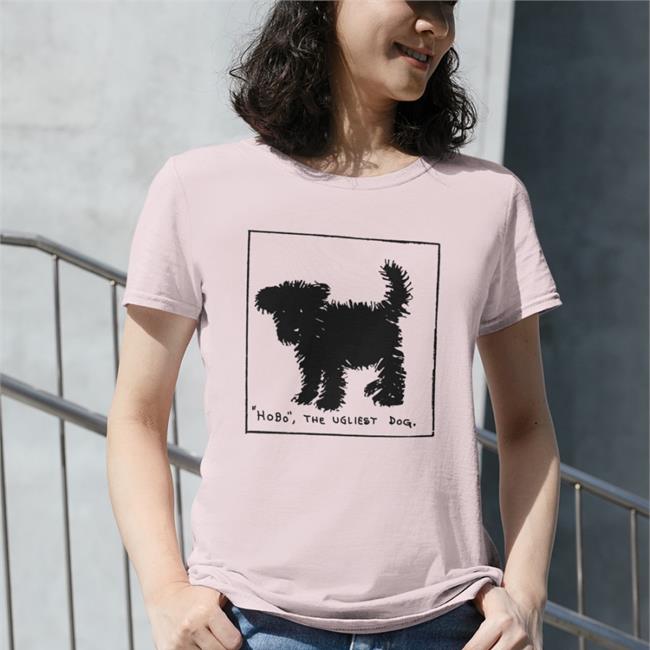 Hobo The Ugliest Dog Shirt Yesterday's Print Ash