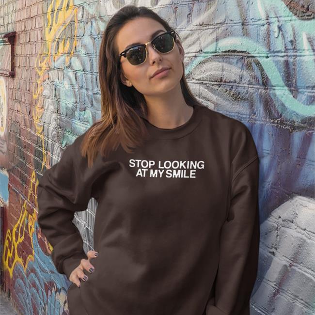 Kianandjc Stop Looking At My Smile Hoodie